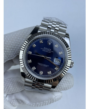 (준비완료/특급배송)NO.3112/롤렉스 데이저스트 41 블루 청텐포 10p 126334 QP공장