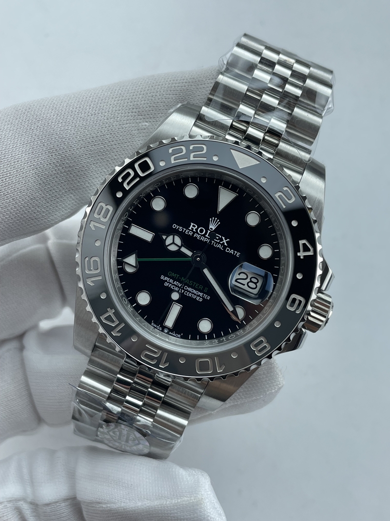 (준비완료/특급배송)NO.3671/QP공장 롤렉스 지엠티마스터2 블랙그레이 쥬빌레 GMT-Master II 126720 GRNR